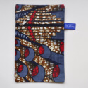 be a bag AA13, 1 rits (voorzijde); ook binnenstebuiten bruikbaar staand model met speciale print (in blauw, goud en rood op witte achtergrond)